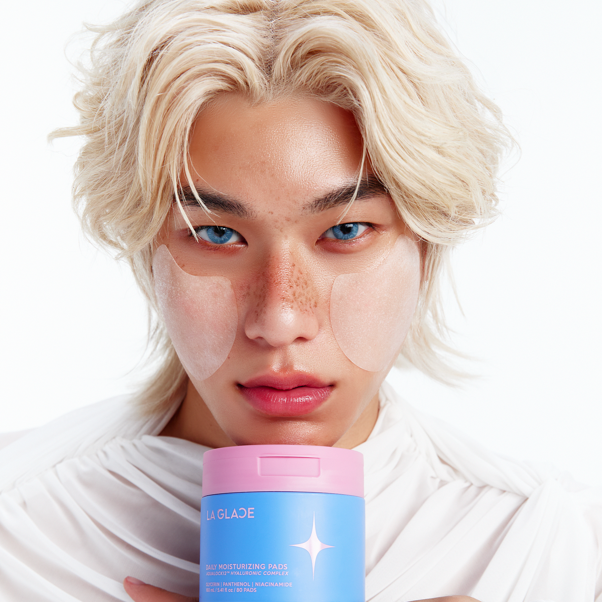 LA GLACE DAILY MOISTURIZING TONER PADS